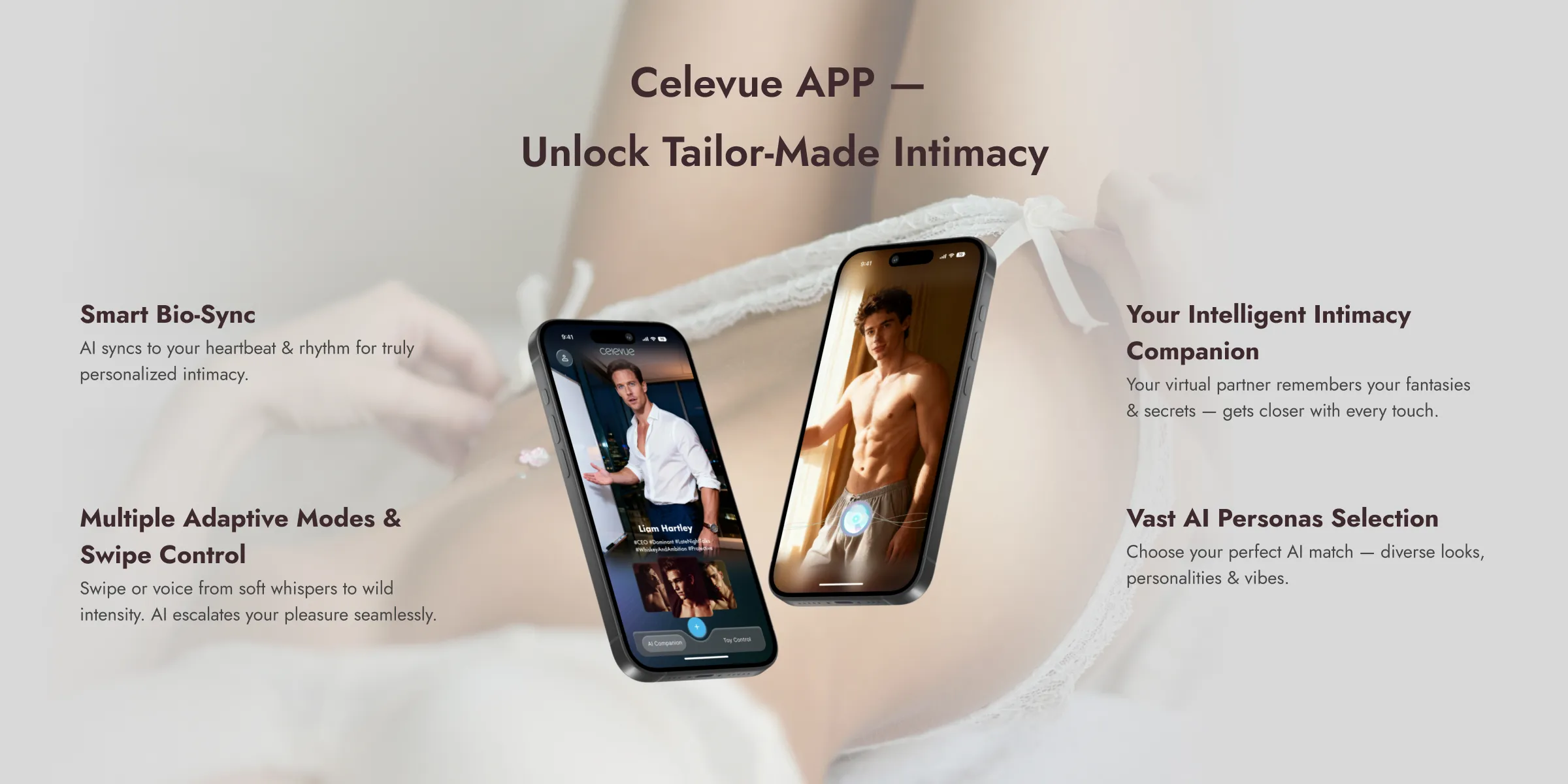 Celevue app adapting to your voice and emotional cues